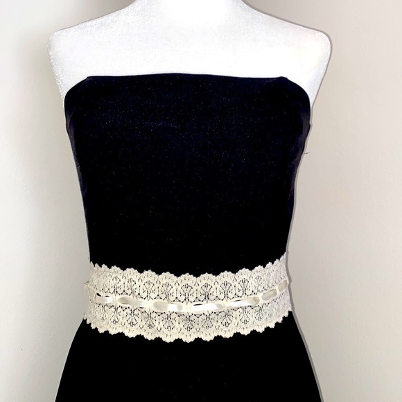 Vintage 90’s Ruby Rox strapless black dress - Picture 2 of 10